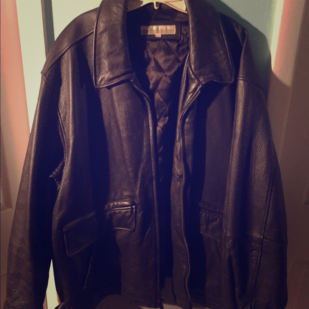 Perry Ellis leather jacket